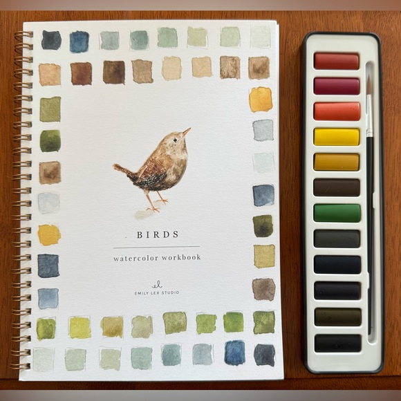 Birds Watercolor Workbook - Picture 2 of 4
